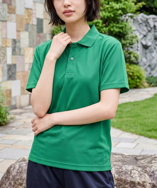 United Athle — seed stitch polo-shirt «Shirdsu» UV защита, Goldf working 2020