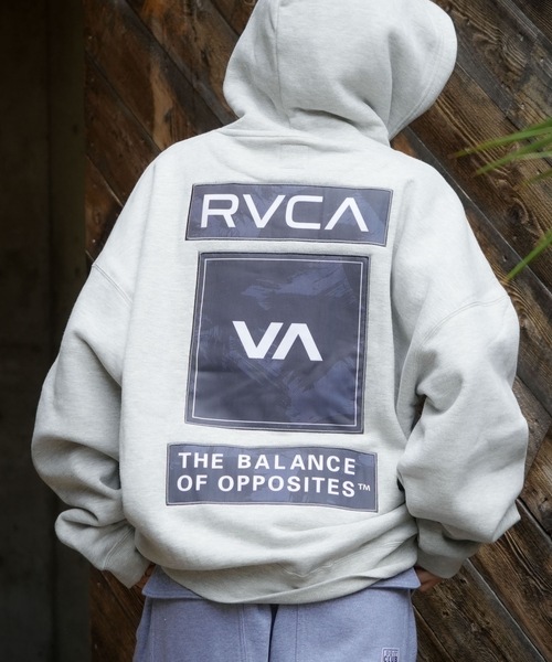 RVCA Men's THREE BOX RVCA HD парка‑пуловер [2025 AW модель] autumn/luakapul overbar packer