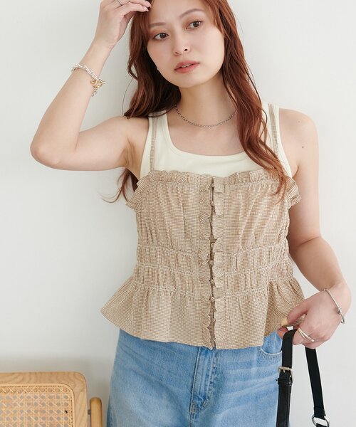 WEB‑лимит Gin Gam check shirt Ring‑vische