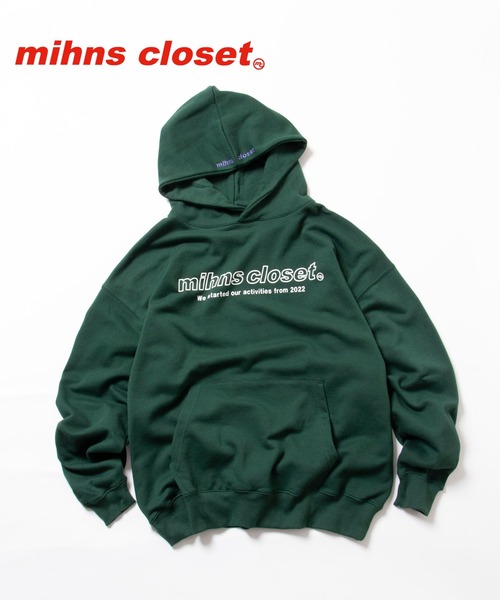 mihns closet логотип‑свитшот парка / возможна настройка клада