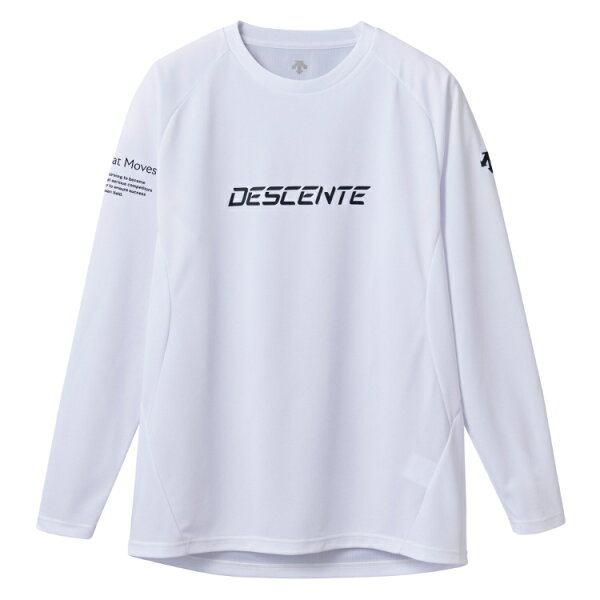 DESCENTE длинный рукав футбольная куртка ве‑лойбол белая XO DV5SLT01U — спортивная тренировочная форма унисекс
