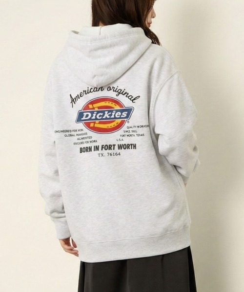 [лимитированная выставка] Dickies подкладка из ворса — логотип刺繍/print pullover parka
