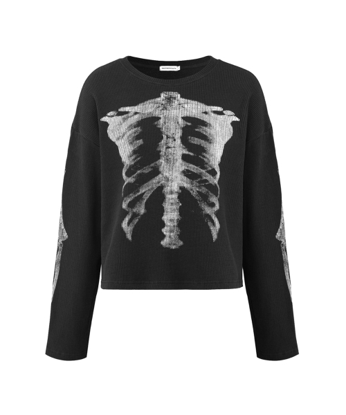 X‑ray Waffle Longsleeve — черный