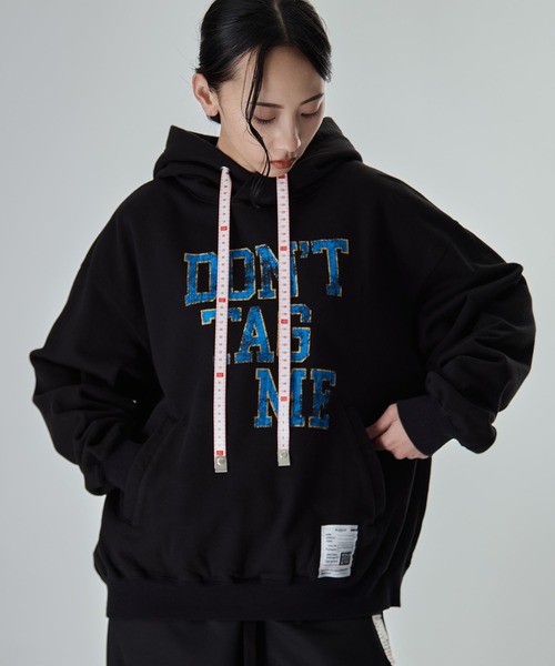 MIHARA YASUHIRO DONT TAG ME printed hoodie / Parker