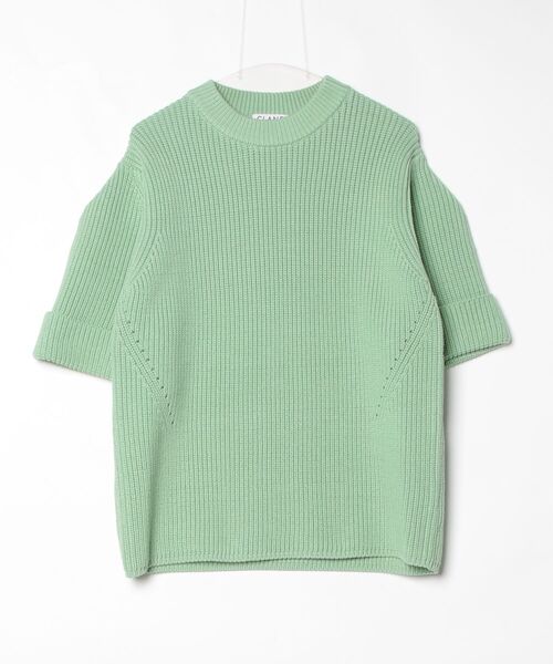OVER HALF SLEEVE KNIT TOPS 10106-2083