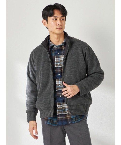 Riversible knit bulky zone