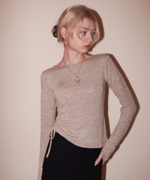 [IMARI] Side shirt long T