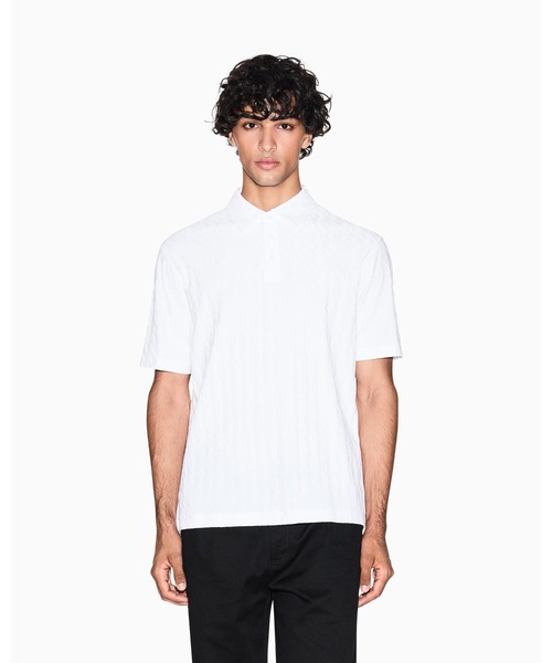 A|X Armani Exchange — оверсайз футболка‑поло Regular, хлопок