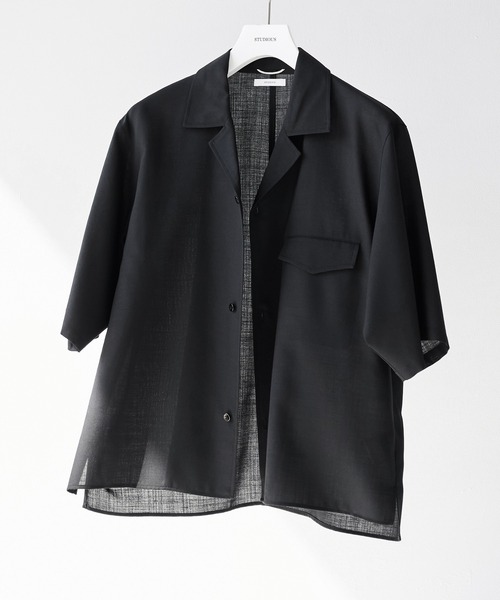 STUDIOUS — Extra Wool Open Shirts — шерстяная рубашка‑оверплей