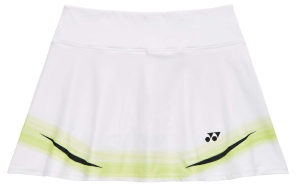 Юбка YONEX для женщин — внутренняя шортика, белая, размер O, модель 26183-11, спортивная, теннисная, для тренировок