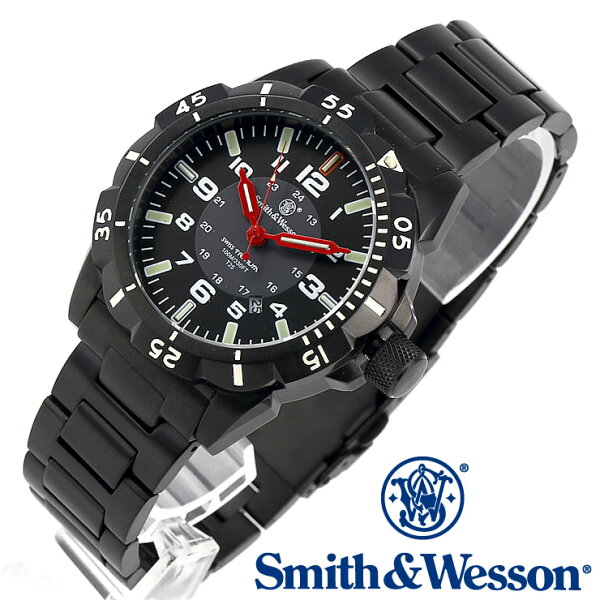 Smith & Wesson Emissary SWW-88-B — швейцарские тритиевые наручные часы с датой, мужские, дайверский стиль