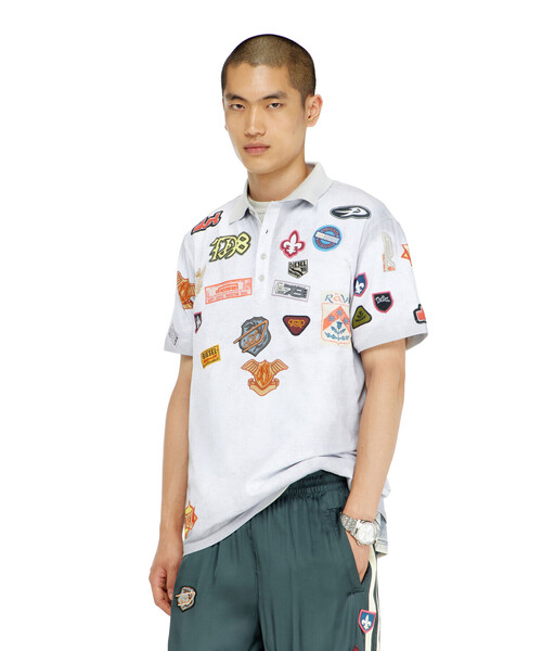 MENS PORO SHATS T-REJUST-PATCHES — мужская футболка с патчами