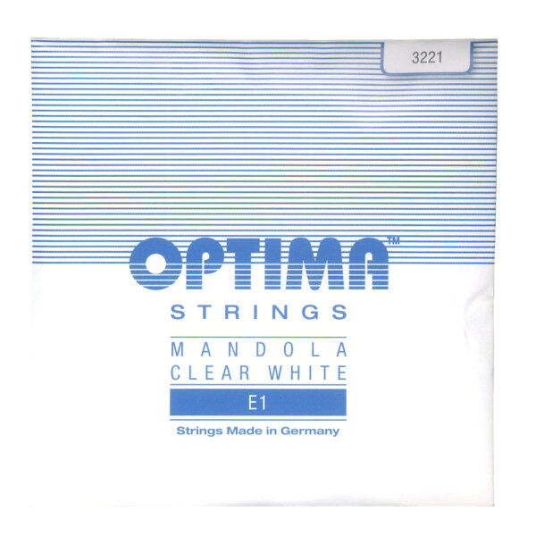Optima Strings E1 3221 CLEAR WHITE — комплект из 1 струны, балка мандолины ×3 сетта