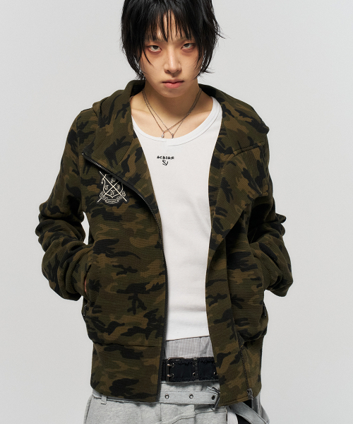 RIDERS PARKA GREEN CAMO