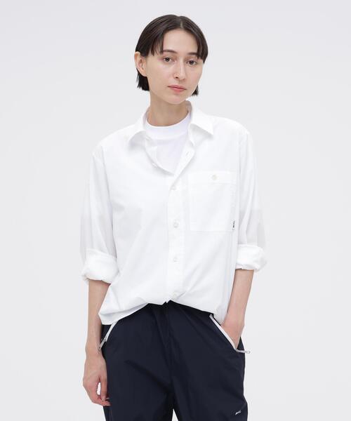 MHL. — utility wear piece dyed cotton poplin shirt (рубашка из хлопкового поплина)