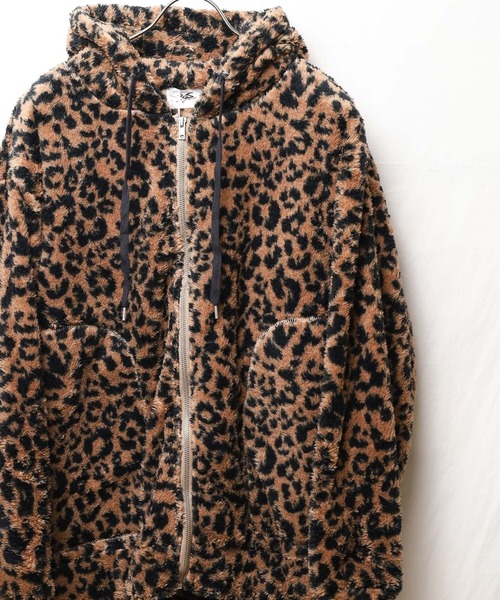 RDS — reopard BIG‑шилетка в стиле oversize, толстовка‑парка