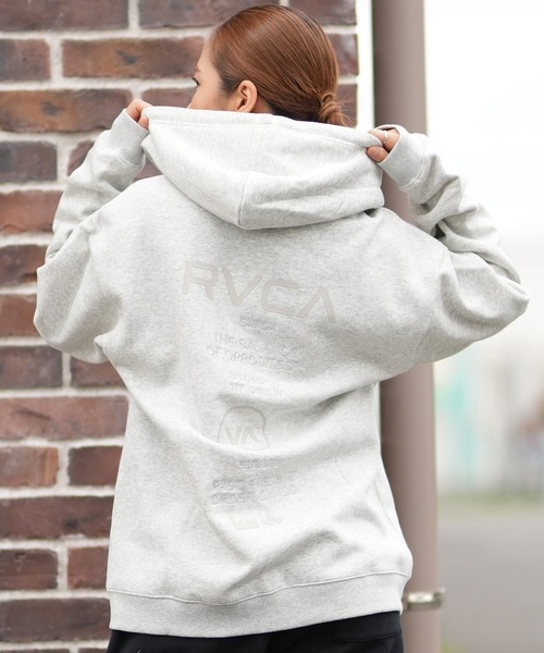 RVCA/ルーカ Buckprint Parker zip‑jack BF044‑P02 — худи с принтом