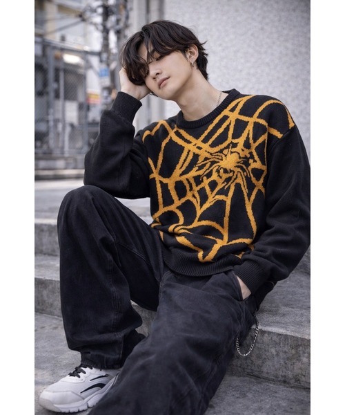 [Bls] [Bling Leads] Mohe Pattern Jacket Spike Night — спайдер-сейд ночь