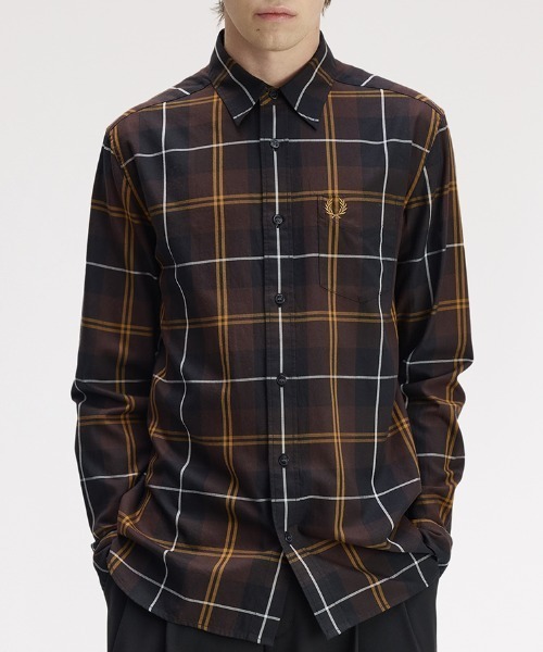 Twill Tartan Shirt — рубашка в твилл-тарта́н клетку