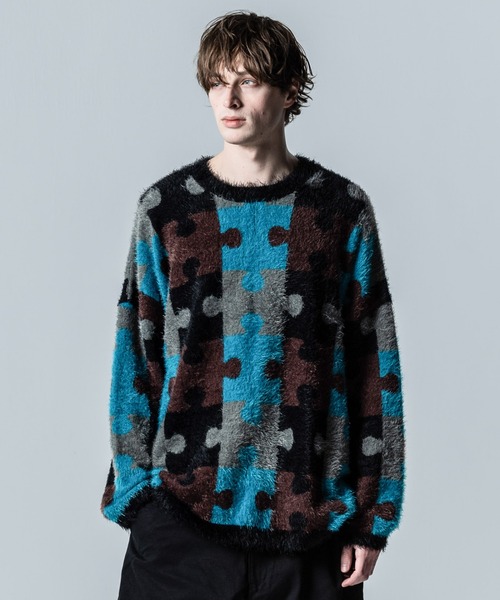 Puzzle Knit — трикотажный пуловер Puzzle