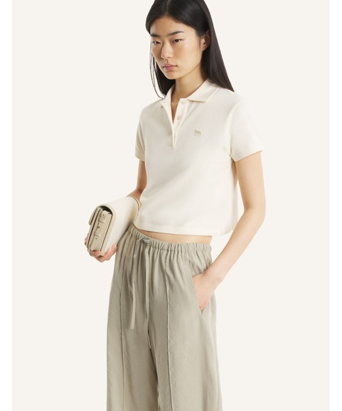 BABY FOX cropped polo — укороченное поло BABY FOX