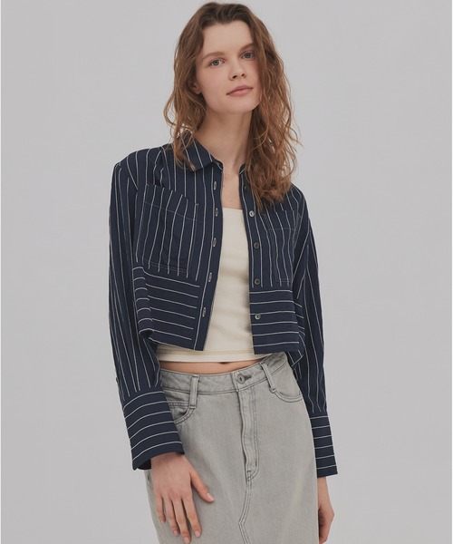 Double Pocket Rayon short shirt — рубашка с двойным карманом