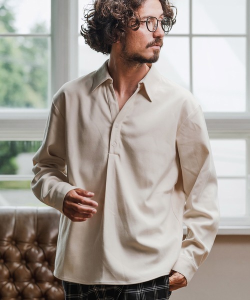 ms6177-TR Fabric Skipper Collar Polo — поло с отложным воротником