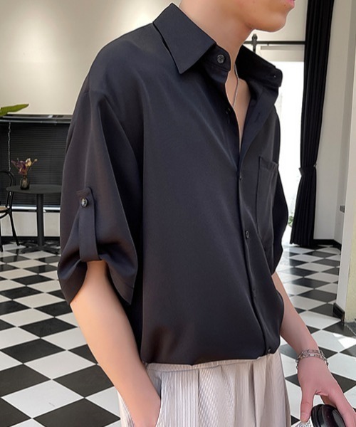Оверсайз футболка Tab Sleeve T‑shirt с рисунком