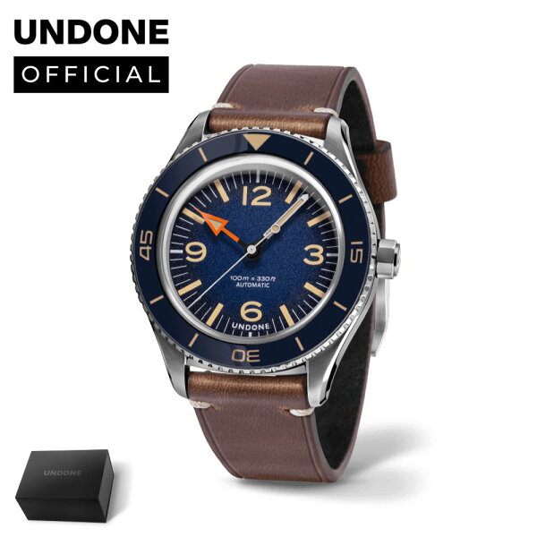 UNDONE Basecamp — наручные часы Basecamp Classic Blue циферблат «Blue/Black» — односторонний кастом-стайл