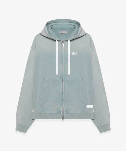 S.O.S Sun Faded Like Zip-up Hoodie — худи с эффектом выгорания и молнией