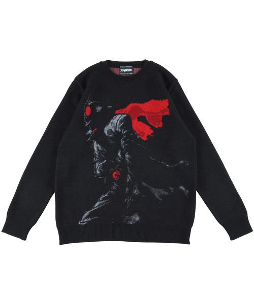 MLE “Shin Mask Rider” KNIT GANG — свитер-crewneck KNIT GANG COUNCIL