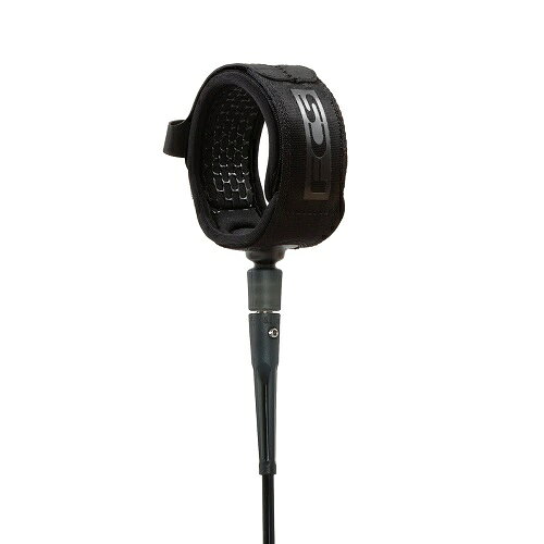 FCS Effyess Leash Cord ALL ROUND — прочный универсальный шнур для серфинга, черный, 6' (6)