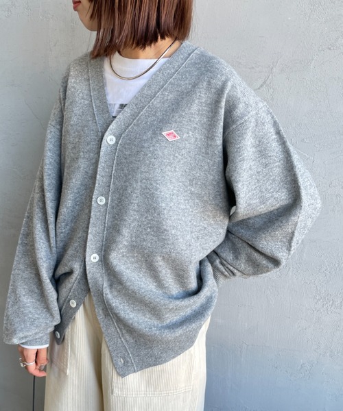 DANTON — V-neck knit cardigan Danton (вунпоинт) — винтажный дизайн