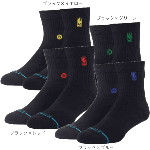 STANCE LOGOMAN QTR — носки‑кварт (модель A356D25LOG), NBA, мужские