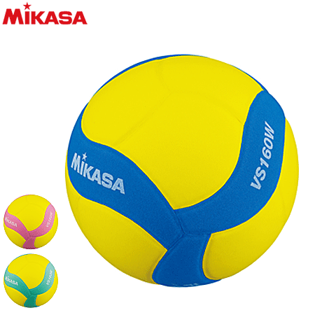 MIKASA мяч для волейбола Smile VS160W‑Y — улыбчивый мяч для тренировок и начинающих