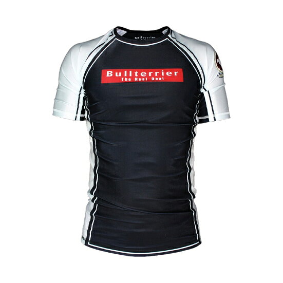 BULL TERRIER футболка Rashguard Rank4.0, полусладкая, белая bjrs0001wh — бразильский стиль