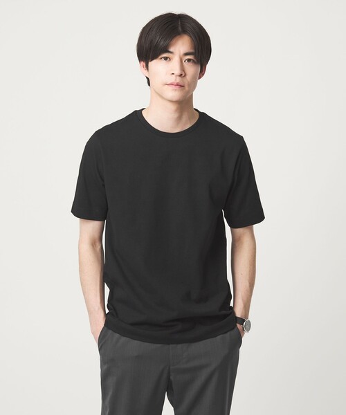 LONG FIBER COTTON чистая хлопковая футболка с коротким рукавом — Clear Cruneck S/S