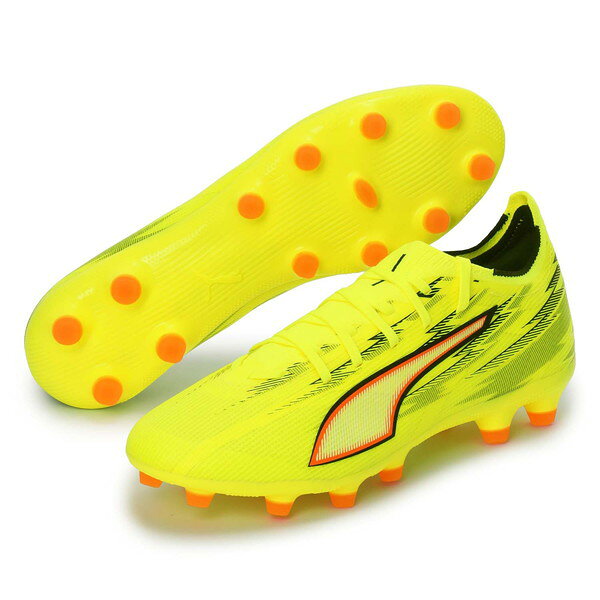 PUMA футбольные бутсы Ultra 6 Match HG/AG 25.5 см 109001 01 — желтый/черный