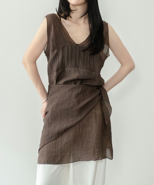 on:nue — [с видео ношения!] Scarf set shirt relayer/ 2026 SS COLLECTION
