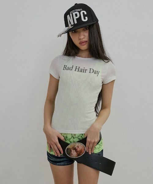 Bad Hair Day детская футболка Baby Tee