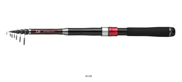 DAIWA 05501181 рибатик лав-лайт-пак 30-270 BK 2.73m удочка лодочная универсальная выдвижная мобильная комп. морская рыбалка