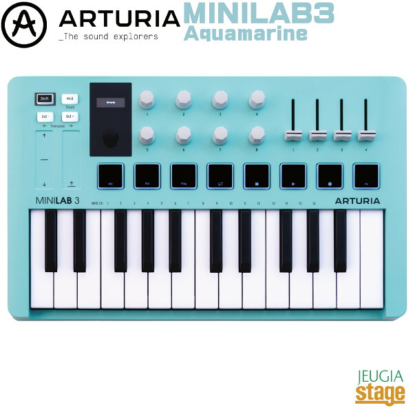 ARTURIA MINILAB3 AQ (Aquamarine) Universal MIDI controller — Arturia MiniLab 3 Аквамарин