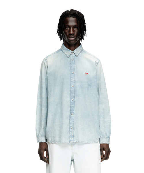 Menz Denim Shirt D-SIMPLY — мужская джинсовая рубашка D-SIMPLY