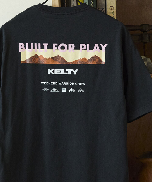 Ограниченное издание KELTY×FREAK'S STORE — куртка Mounten Logo Backpack print T-shirt UV защита, впитывающая влагу