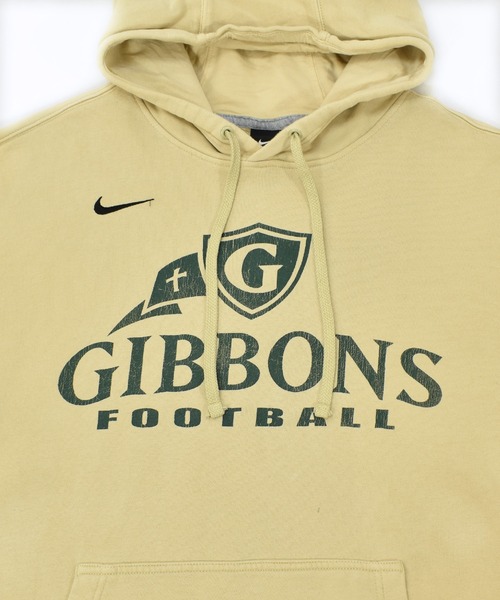 [Vintage collection] NIKE GIBBONS FOOTBALL логотип принт свитшот кардиган