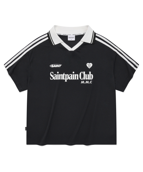 SP Heart Enbrem ロゴラインカラーTシャツ - черный (логотип)
