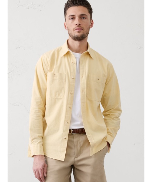 BANANA REPUBLIC FACTORY STORE standard fit винтажная деним‑рубашка