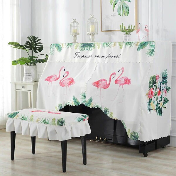 A027139: Чехол для пианино, чёрный, для стула, комплект из 2 предметов, пылезащитный чехол