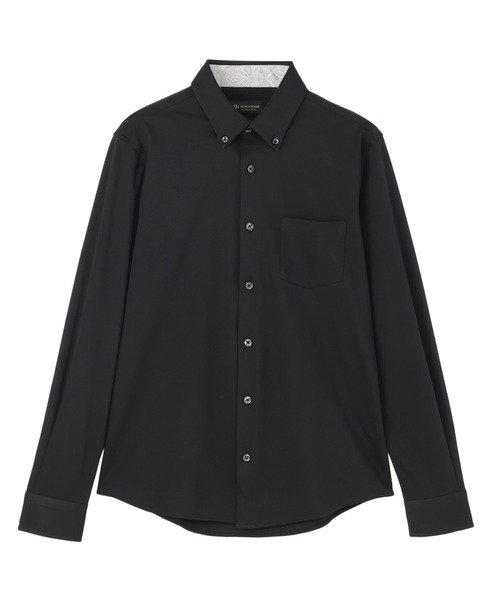 Дизайнкаджуал длинная рукавная футболка Button Down (Design casual long-sleeve button-down)