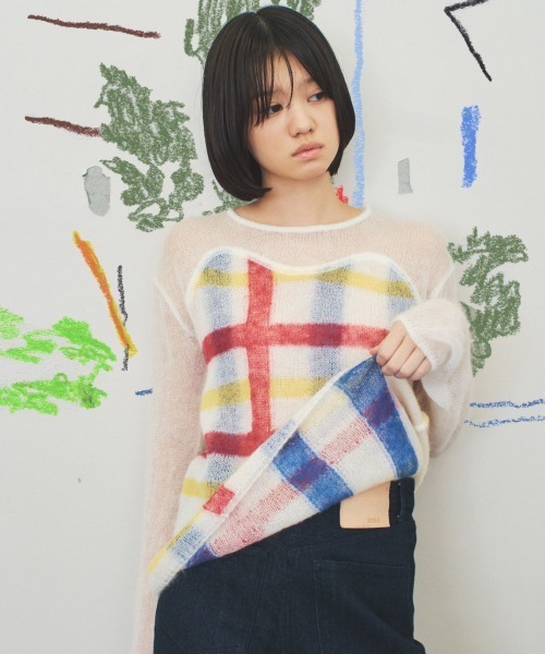 Топ вязаный с двойными полосами — double striped knit top